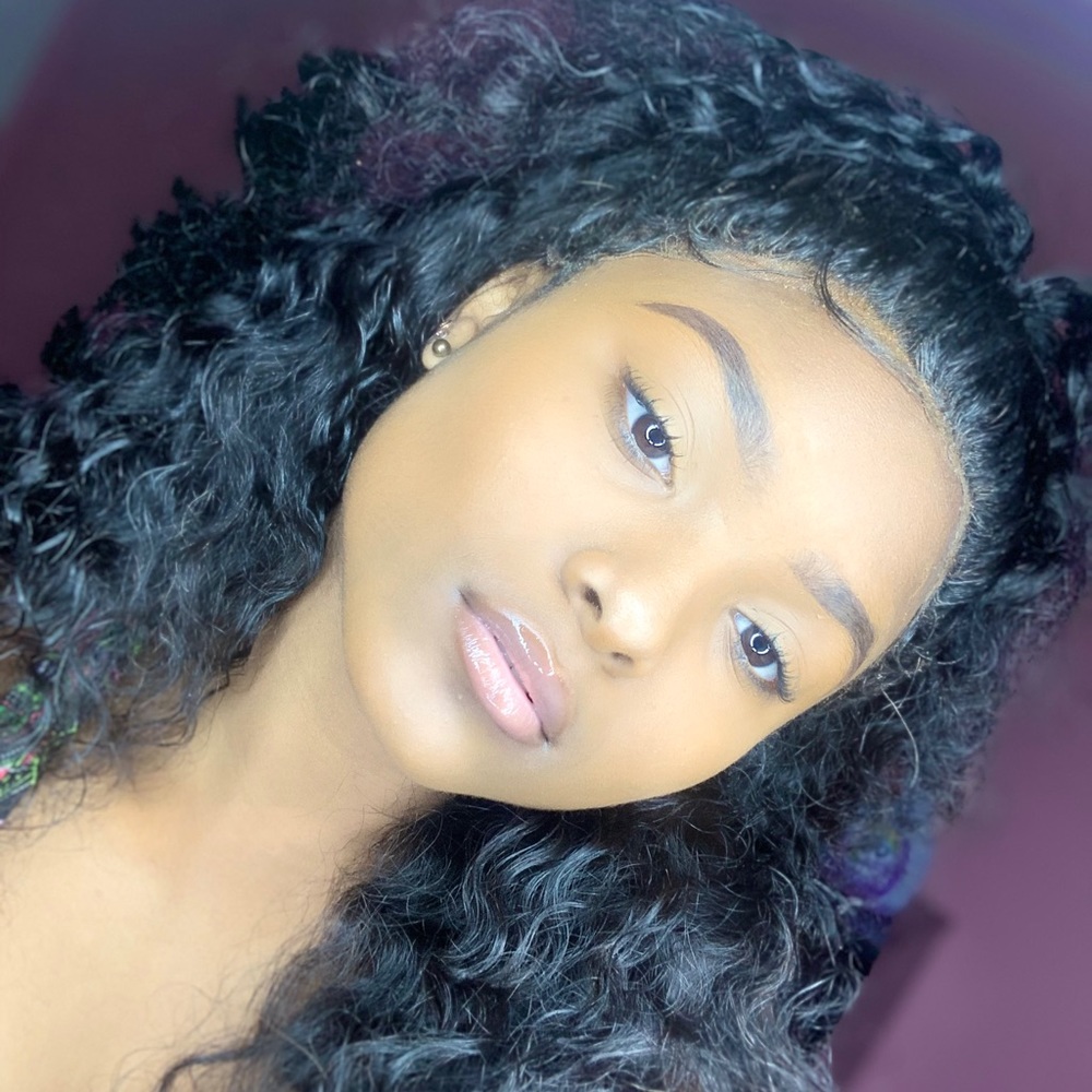Curl lace frontal unit